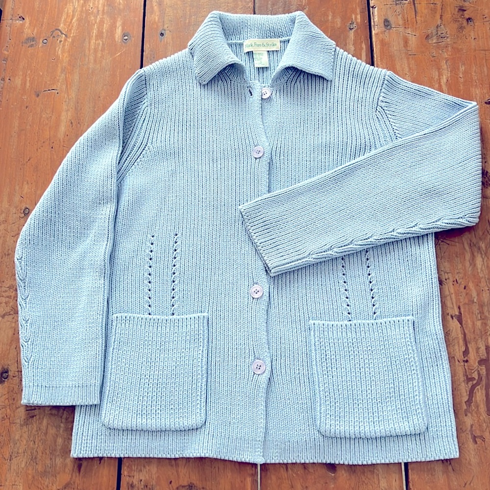 Mark, Fore & Strike Women's Pale Blue Sweater - Size Large (new without tags)
